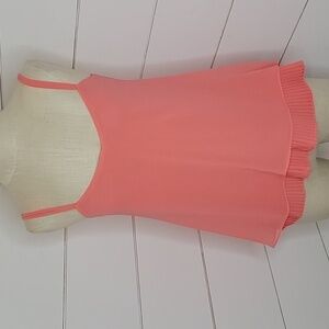 NWT White House Black Market xxs pink camisole pleated back